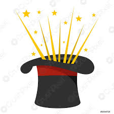 O crea dibujos culinarios en el juego de ¡los juegos más chulos juegos de dibujar gratis para todo el mundo! Sombrero Y Fuegos Artificiales Icono Estilo De Dibujos Animados Vector De Stock Crushpixel
