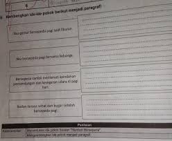 Kembangkan Ide Ide Pokok Berikut Menjadi Paragraf Aku Gemar Bersepeda Pagi Saat Liburan Aku Brainly Co Id