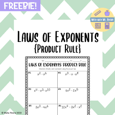 When multiplying monomials that have the same base, add the exponents. Quotient Rule For Exponents Worksheets Printable Worksheets And Activities For Teachers Parents Tutors And Homeschool Families