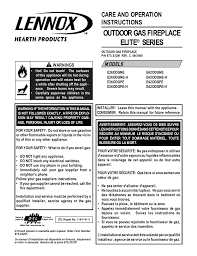 Troubleshooting gas fireplace problems gas fireplace maintenance. Lennox Hearth E36odgne E36odgpe E36odgne H E42odgpe H E42odgpe E42odgne H E42odgne E36odgpe H User Manual Manualzz