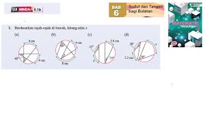 Kssm Matematik Tingkatan 3 Bab 6 Sudut Dan Tangen Bagi Bulatan Uji Minda 6 1b No1 Tingkatan 3 Youtube