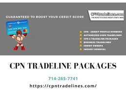 Cpn Tradeline Packages Tradelines Business Good Credit