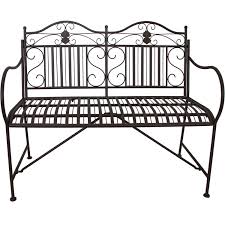 100 bis 150 jahre alt mit erneuerter, sehr guter und bequemer polsterung. Garden Pleasure Bank Mangan Schwarz Antik B 106 Cm X H 91 Cm X T 57 Cm Kaufen Bei Obi