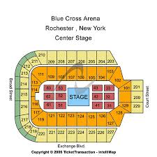 Blue Cross Arena Seating Chart Rochester Ny Map Of Pocono