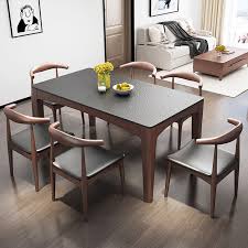 4 seater dining table set is perfectly crafted to experience a royal dining space. Firestone Dining Table And Chair Living Room Furniture Rectangular Dining Table Nordic Solid Wood Dining Table Dining Tables Aliexpress