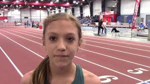 Sydney Johnson after Age Group US #1 3000m