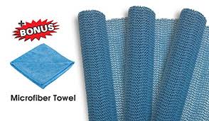 The metallic and wooden shelves are prone to object slipping, and. Non Adhesive Shelf Amp Drawer Cupboard Cabinet Liner 3 Pack Easy Cut To Fit Bonus Microfiber Cloth 12 X 60 Blue Buy Online In Guernsey At Guernsey Desertcart Com Productid 34743284