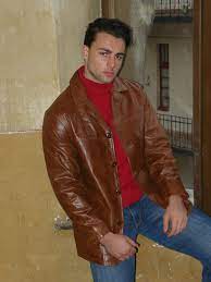 Brown Leather Jacket Early 1980s Danish Vintage Size 44 Etsy Leather Jacket Vintage Clothing Men Brown Leather Jacket