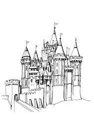chateau princesse coloriage castle coloring page pages free de perroquet