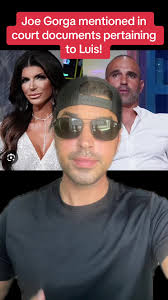 Joe Gorga mentioned in court documents pertaining to Luis! #joegorga  #luisruelas #teresagiudice #bravotv #rhonj #realhousewivesofnewjersey