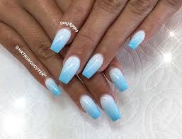 Custom Nails Design Ombre Allpowder Notpolish Nails Nailswag Nailart Naildesigns Nailstagra Blue Ombre Nails Christmas Nails Acrylic Ombre Nail Designs