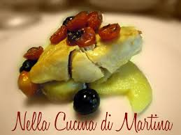 Filetti Di Pesce Persico Con Patate Olive Nere E Pomodorini Ricetta Ricette Pomodorini Pesce