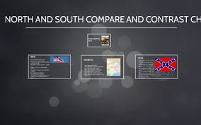 north and south compare and contrast chart by megan okeefe