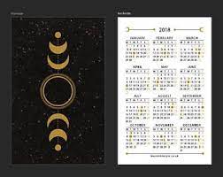 2021 Lunar Moon Phase Calendar Wall Calendar Astrology Calendar Circular Calendar Lunar Calendar Astrology Calendar Moon Phase Calendar