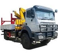 Beiben Cargo Truck with Flatbed Trailer Boom Crane Truck 10t Lifting  Capacity Lifting Lifter Dump Dumper Folded Straight Telescopic Box  Transport ...