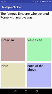 Maybe you would like to learn more about one of these? Github Starscream29 Multiple Choice Android App Android App That Pulls Questions And Answers From A Database To Create A Multiple Choice Quiz