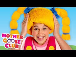 Head Shoulders Knees And Toes Mother Goose Club Nursery Rhymes Youtube Kids Songs Fun Songs For Kids Rhymes For Kids