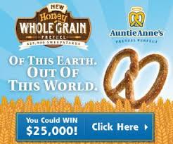 Enter For Your Chance To Win 25 000 From Auntie Anne S Ends 3 31 13 Auntie Annes Free Stuff By Mail Free Stuff Finder