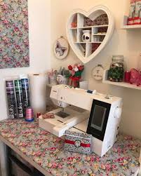 Photographs, postcards, and other inspiring bits of ephemera remain in view, tucked under the straps. How To Turn A Small Bedroom Into A Sewing Room