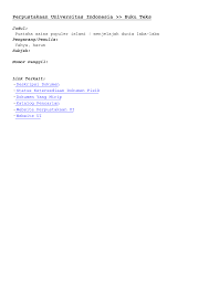 Maybe you would like to learn more about one of these? Http Lib Ui Ac Id File File Pdf Metadata 32485 Pdf