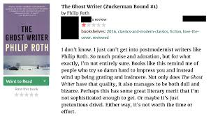 'one evening, my father asked me whether i. Philip Roth S The Ghost Writer Either This Has Some Great Literary Merit Or It S Just Pretentious Drivel There Is No In Between Badreads