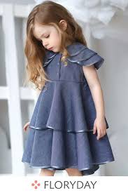 Girls Cute Solid Daily Short Sleeve Dresses Kids Frocks Design Little Girl Dresses Kids Dress Wear