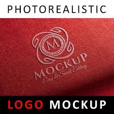 Logo Mock Up Stitched Logo On Red Fabric Logo Mockup Logos Red Fabric