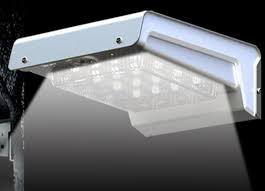 Lampada Led Solare A Muro Da Esterno Con Sensore Di Movimento
