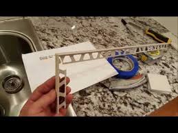 Schiene is available in stainless steel, solid brass, aluminum, and anodized aluminum. Schluter Tile Edge Without Cutting Corners Profil Dlya Plitki Youtube