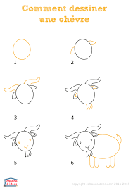 Comment Dessiner Une Chevre Cabane A Idees