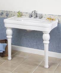 victorian style 2 legged bathroom sinks