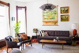 Antes Y Despues De Salon Anticuado A Actual Y Vintage Renovado Decoracion De Salas Decoracion De Habitaciones Sotano Acabado