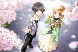 A free wallpaper encyclopedia for hd wallpaper downloads. Free Cute Anime Couple Wallpaper Cute Anime Couple Wallpaper Download Wallpaperuse 1