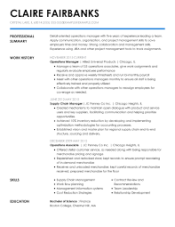 Work experience on a resume for a teacher. Operations Manager Resume Examples Business Operations