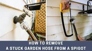 Pair of gardening or utility gloves to protect your hands from sharp edges. How To Remove A Stuck Hose From An Outdoor Spigot Youtube