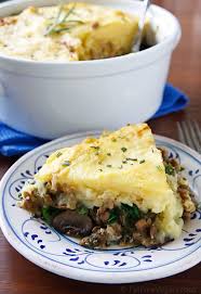 Nava S Hearty Lentil And Mushroom Shepherd S Pie Recipe Recipes Food Vegan Dishes