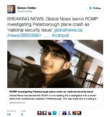 Image result for pics of canadian who stole and crashed plane