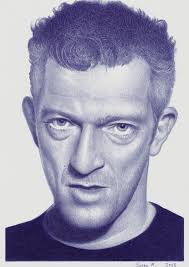 Vincent Cassel ballpoint pen, A4