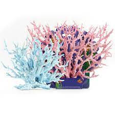 Materials used to construct artificial reefs have included rocks, cinder blocks, and even wood and old tires. Vivid Artificial Coral Decoration Aquarium Ornament Fake Resin Coral Fish Tank Decor 2 Colors 2 Sizes Wish