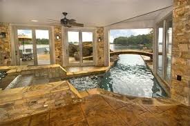 Lake House Pool Kelsy White Reynoldson We Are Doing This When We Get Our House On The Lake Pool Houses Outdoor Pool Decor Indoor Outdoor Pool