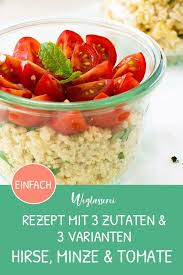Rezept Mit Wenig Zutaten Sommerliche Hirse Mit Minze Und Tomaten Rezept Fodmap Rezepte Rezepte Lebensmittel Essen