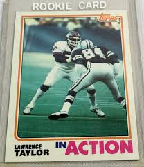 February 4, 1959 in williamsburg, virginia, usa. Lot 1982 Topps 435 In Action Lawrence Taylor New York Giants Rookie Card