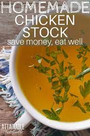 This Homemade Chicken Broth Is Easy To Make And Is Great For Drinking Or As A Base For Soups I Chicken Broth Recipes Homemade Chicken Stock Make Chicken Broth