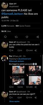 Samuel L. Jacksons likes are public : rBlackPeopleTwitter