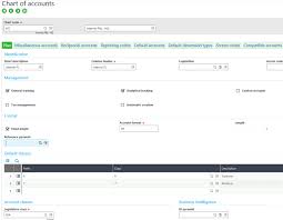 sage x3 chart of accounts overview