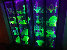Uranium was used in the glazes on cloisonné jewelry to make orange, yellow and green colors. One Year Of Uranium Glass Collecting Might Be A Problem Uraniumglass