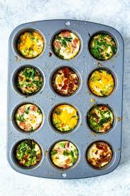 Roll it up & go Baked Eggs 5 Ways Meal Prep Breakfast The Girl On Bloor