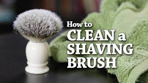 How To Clean A Shaving Brush - Youtube