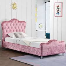 Windsor Pink Princess Kids Single Bed Single Bed Frame Bed Frame With Storage Single Beds With Storage