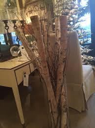4 Foot Tall Birch Poles With Rustic Twig In A Tall Glass Vase Perfect For Almost Any Spot In Your Home For Glass Vase Decor Tall Vase Decor Large Floor Vase
